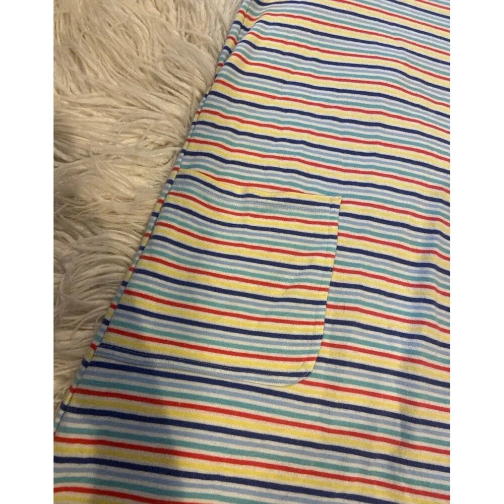 10/12 Old navy Girls Multicolored Striped Dress Flutter Sleeves Comfortable